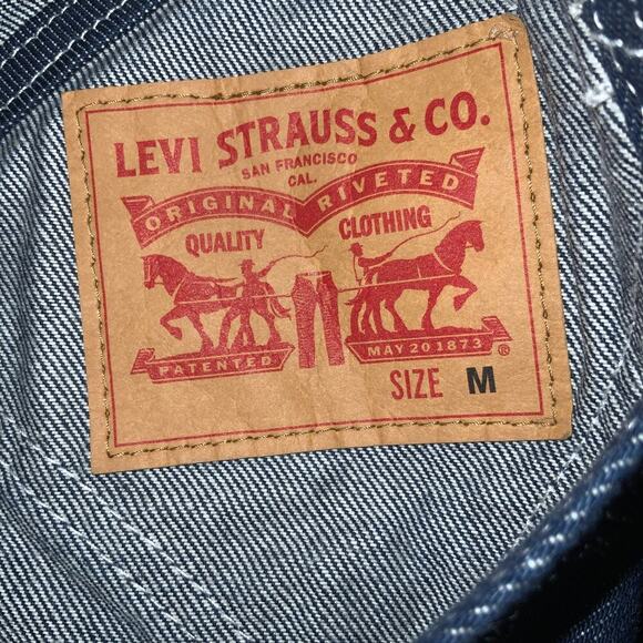 Levis Overalls Jumpsuit Jeans Womens M Adjustable Strap Casual Streetwear NWT - Picture 12 of 15